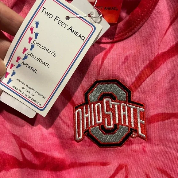 OHIO STATE “ONESIE”-🔺NEW w/TAGS by Two Feet Ahead Childrens Collegiate Apparel - Picture 2 of 9